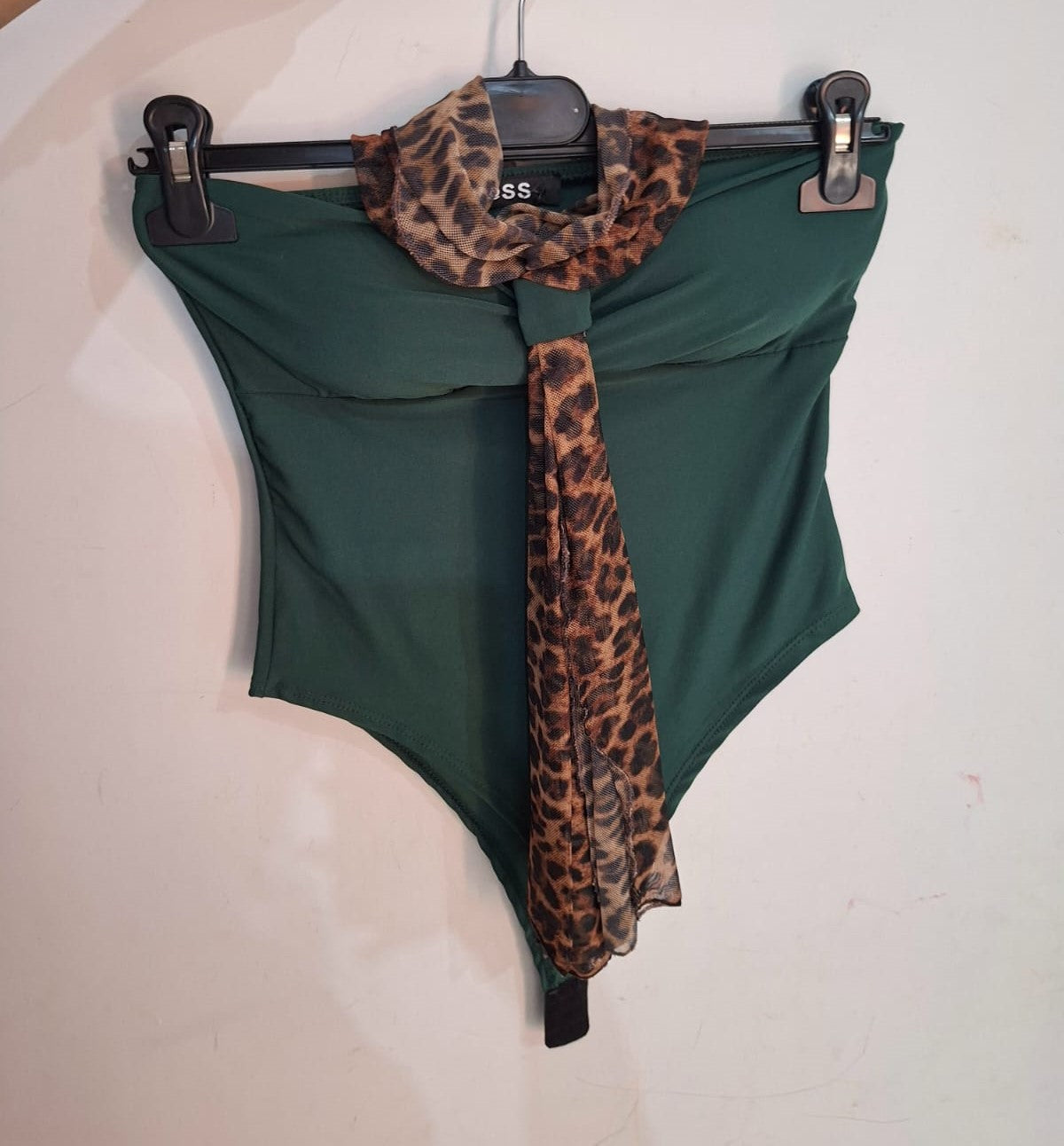 Body con Foulard leopardato