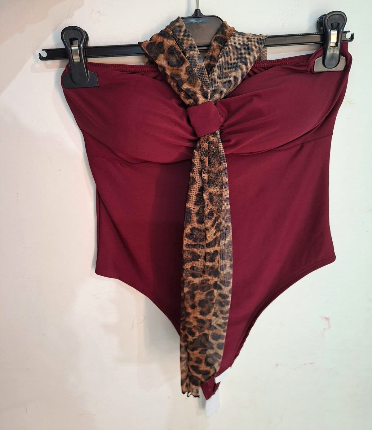 Body con Foulard leopardato